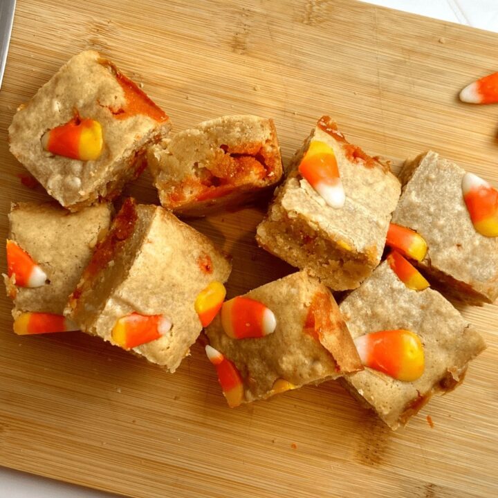 candy corn blondies