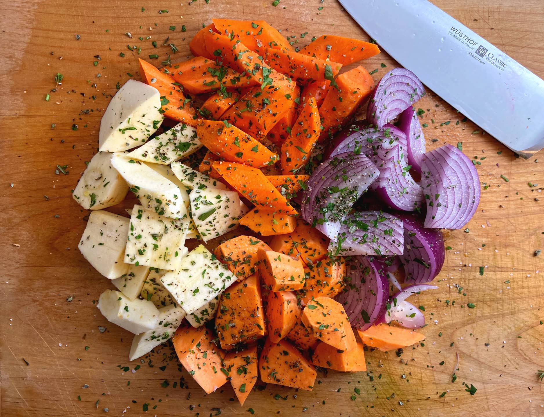 fantastic mr fox roasted root veggies