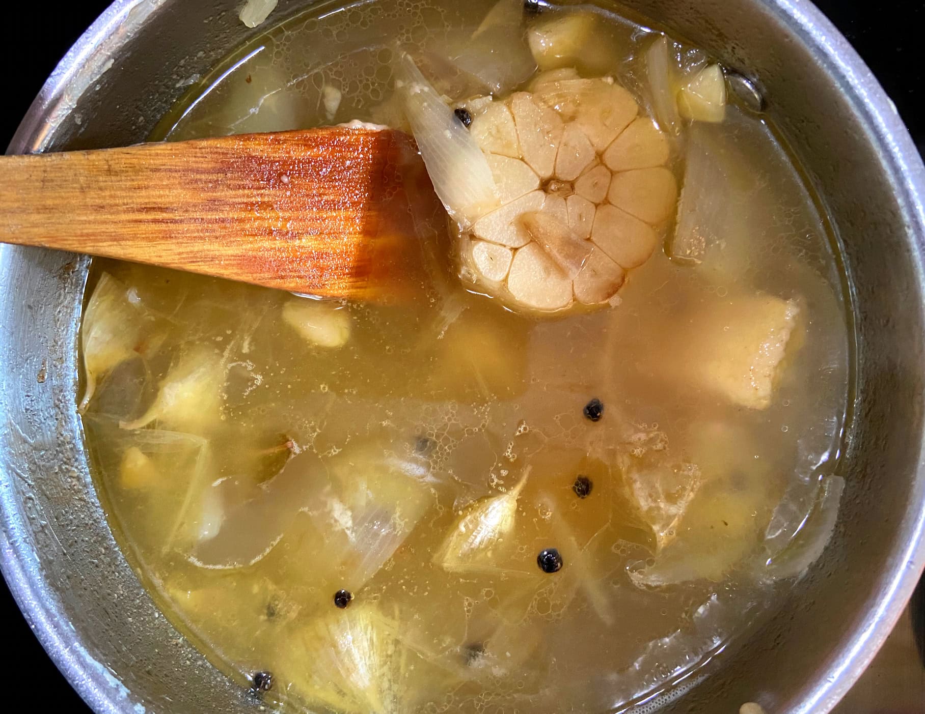 big night brodo broth simmer