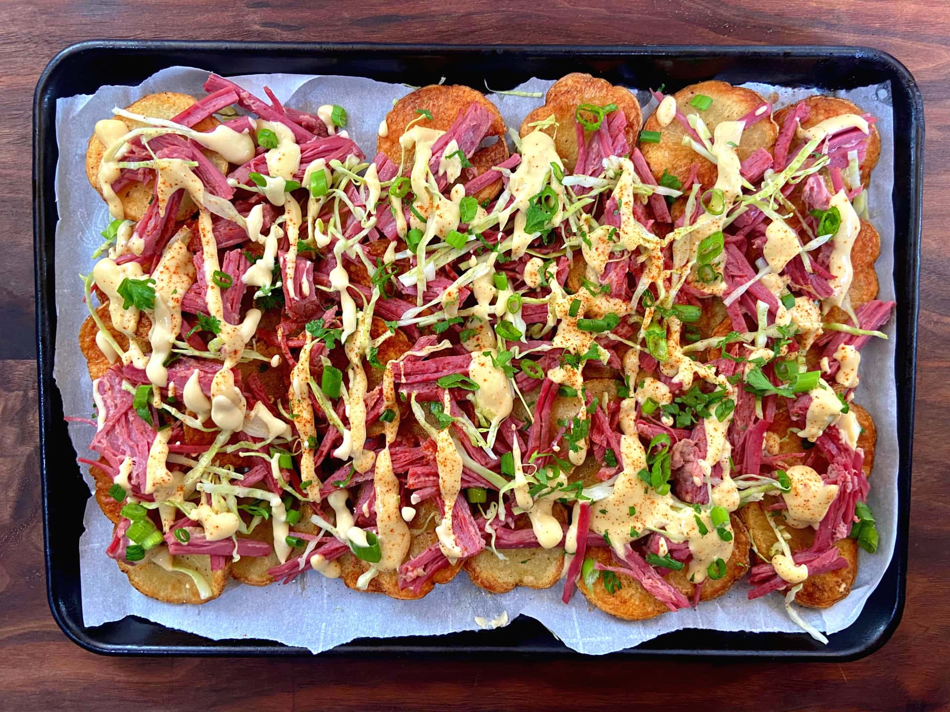 grabbers corned beef nachos