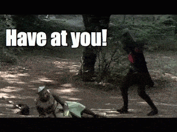 monty python black knight gif
