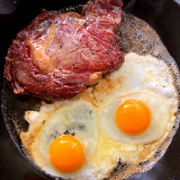 twister steak and eggs