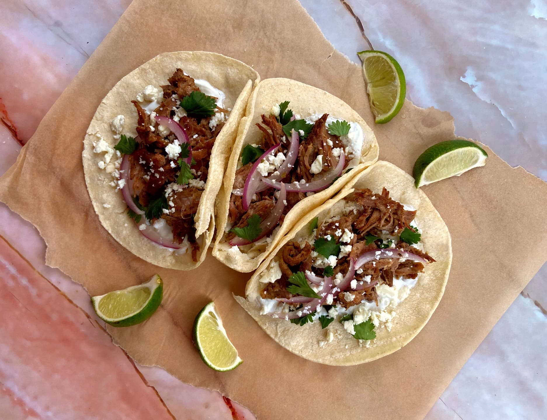 on the lamb tacos