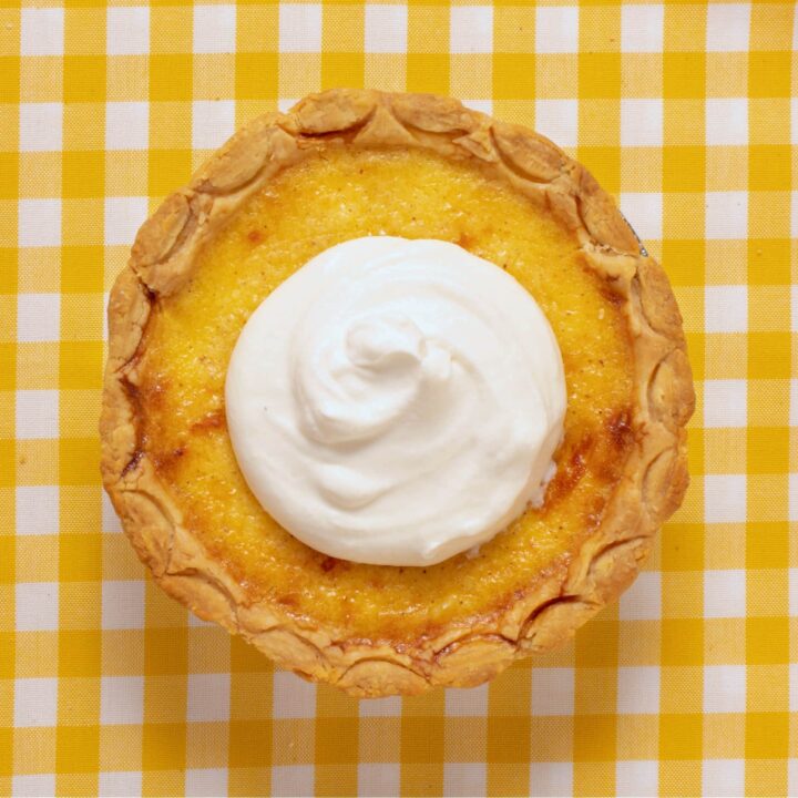 vanilla custard pie