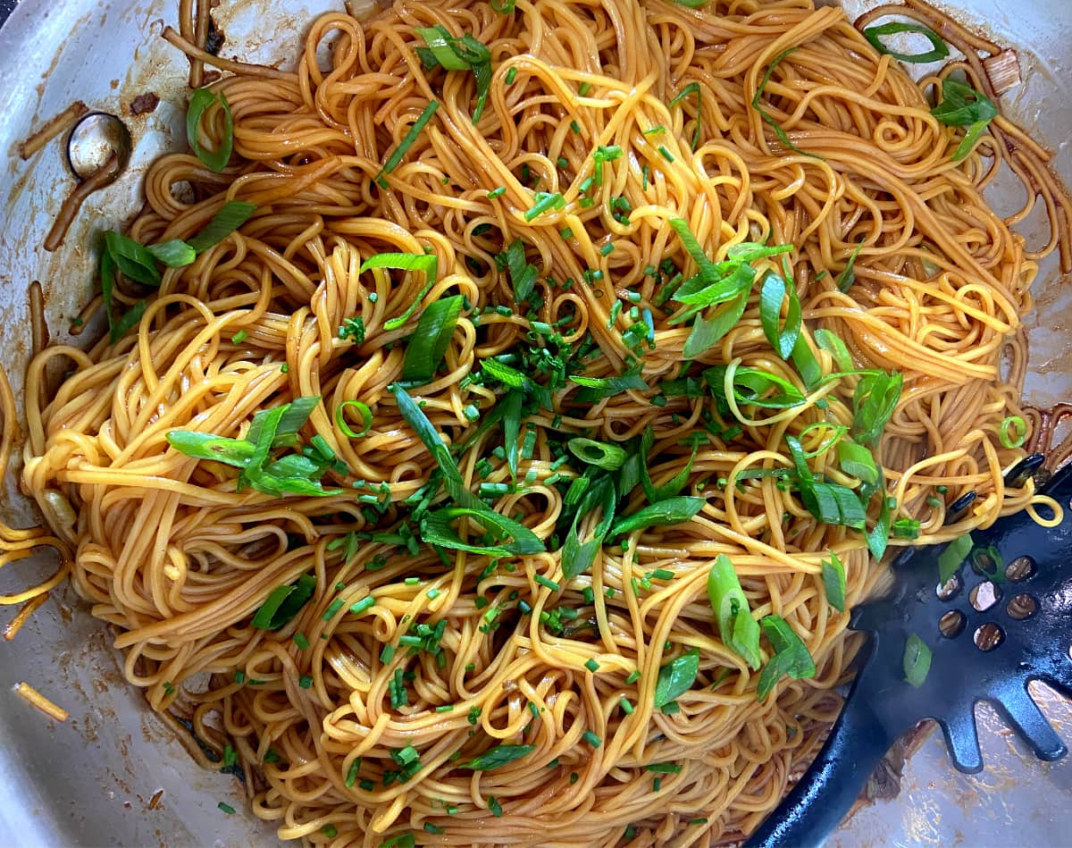 longevity noodles cooked