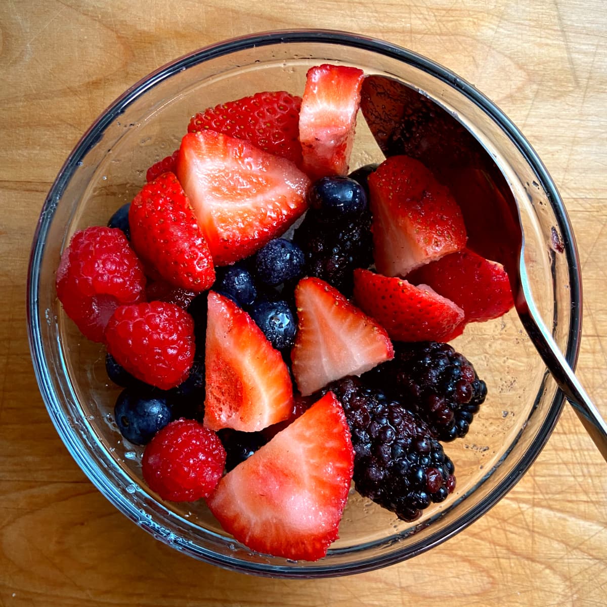 macerated berries