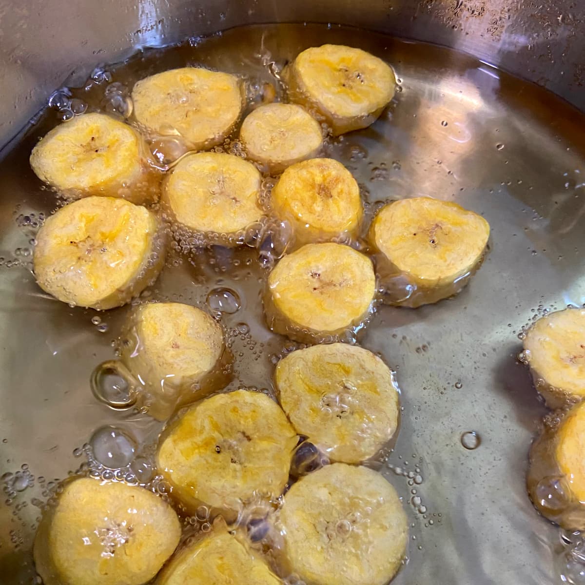 first fry plantain