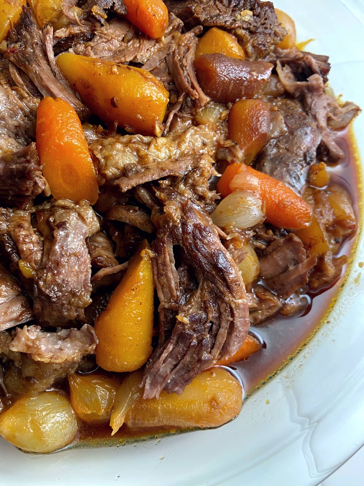 peace corps pot roast with baby vegetables