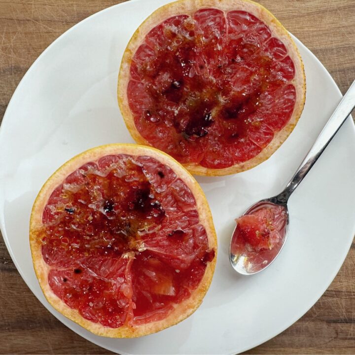bruleed grapefruit