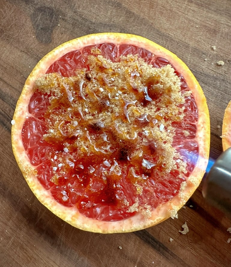grapefruit brulee