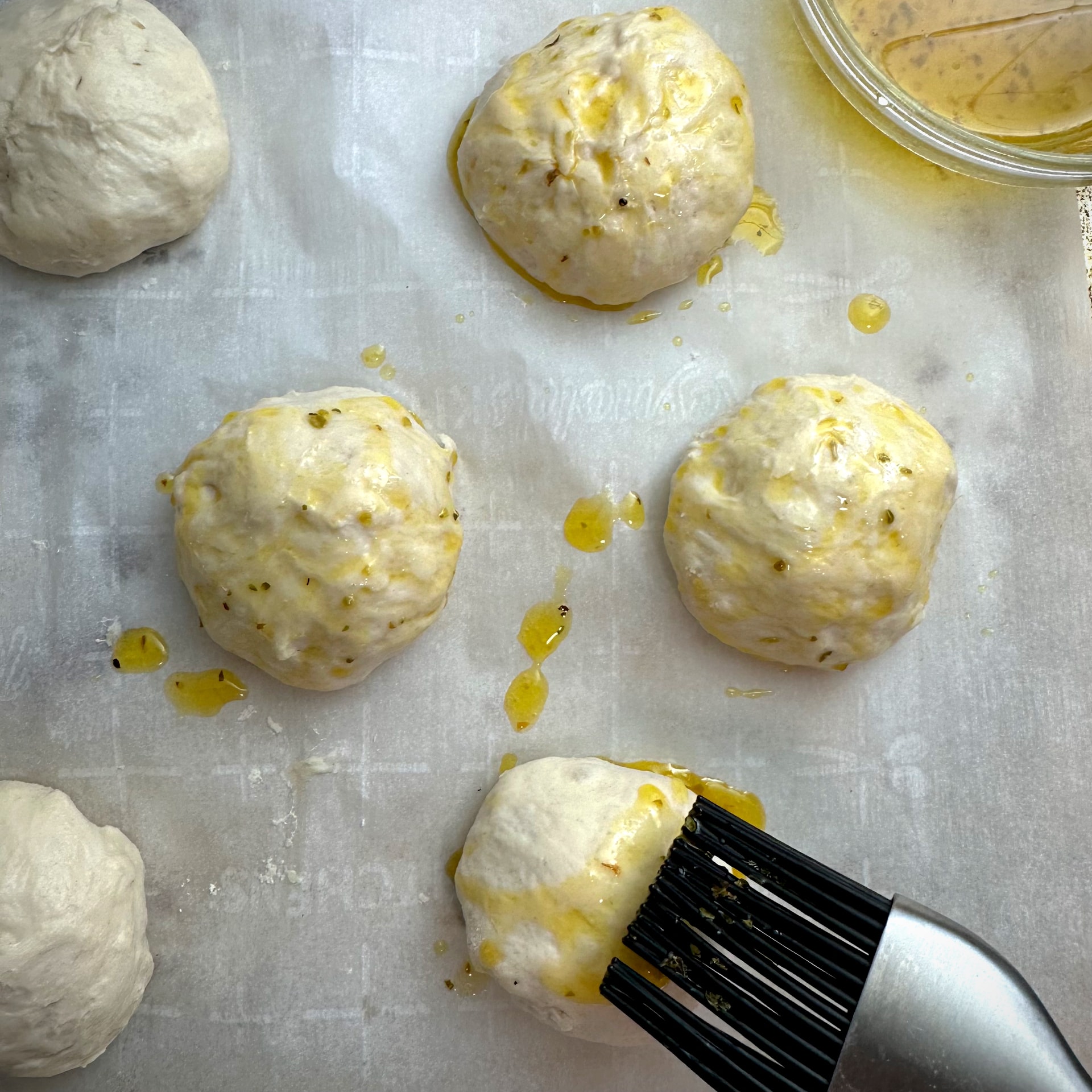 dough balls butter