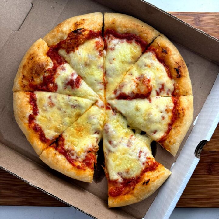 A Lovely Cheese Pizza Just for Me