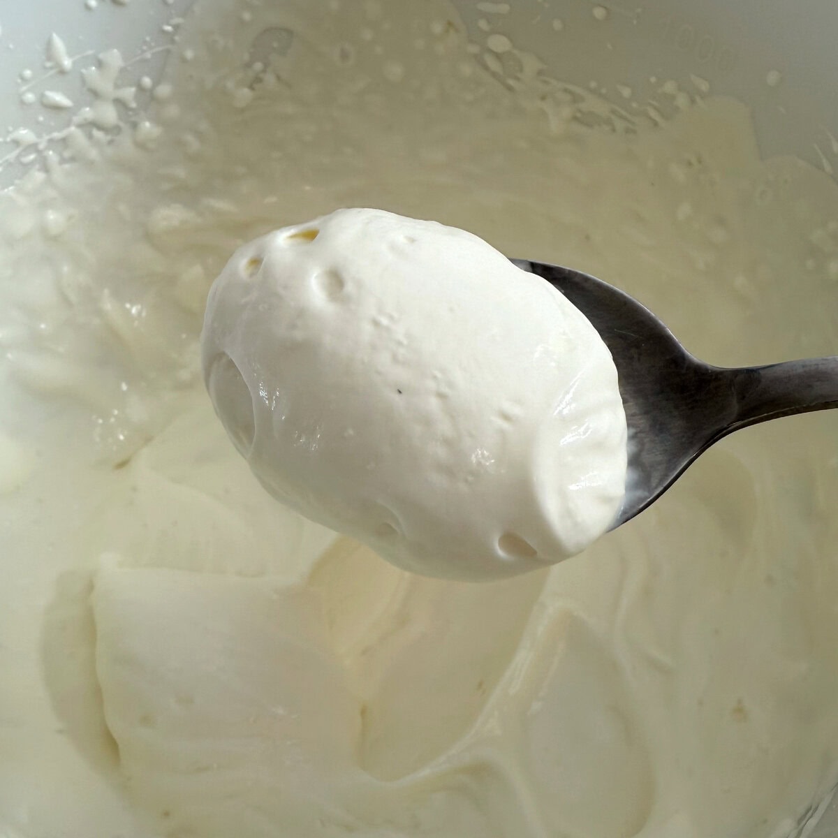 whipped yogurt
