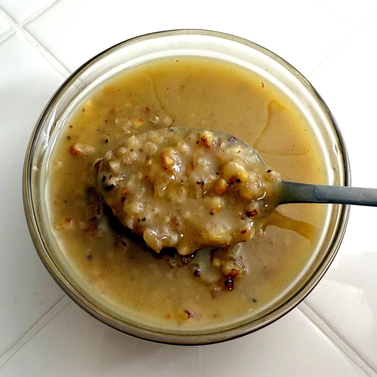 nutty vinaigrette